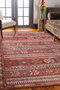 Conceptum Folk Chenille - Red BA 43 Rojo 75 x 230 cm